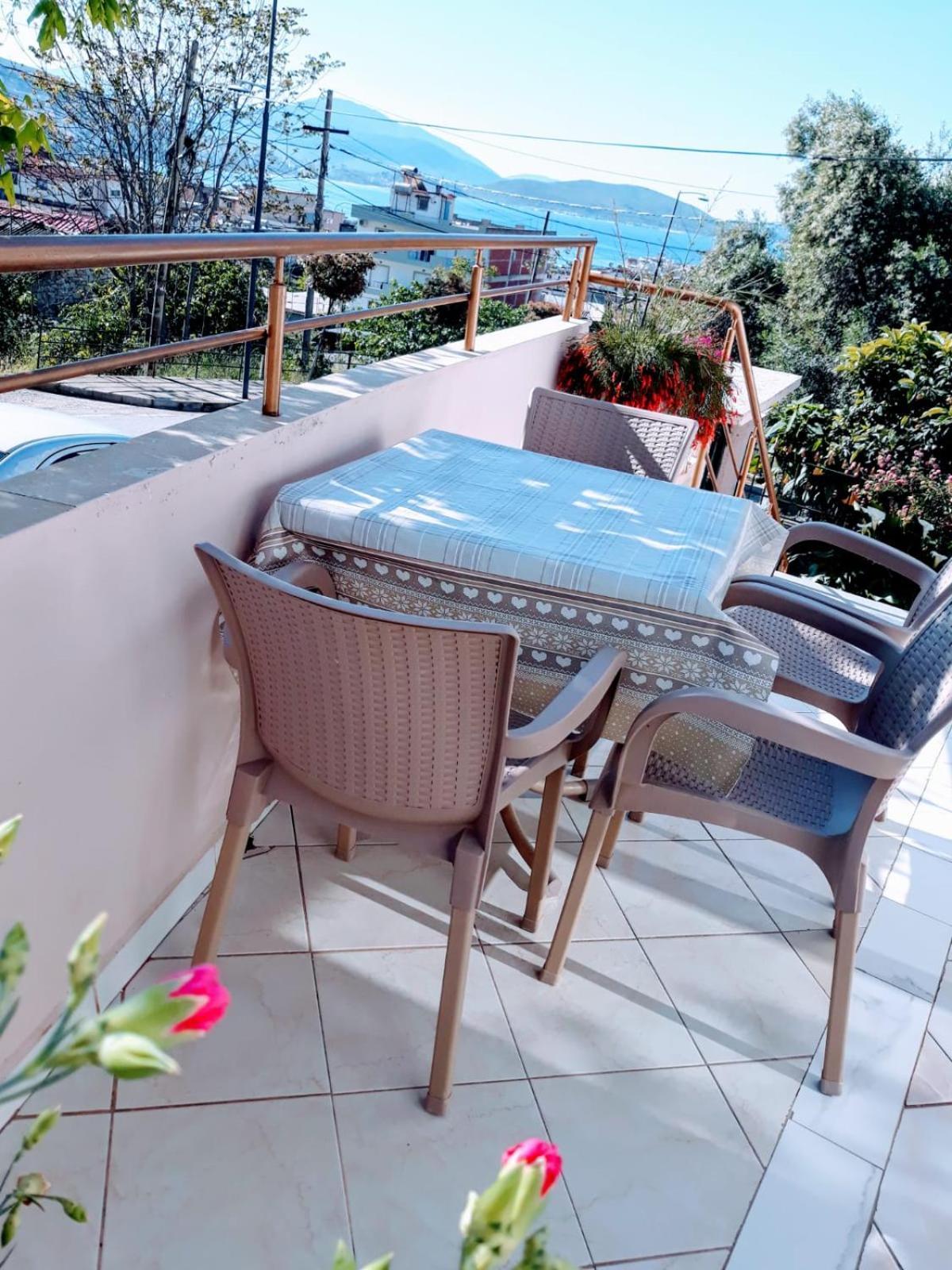 Rezart Apartment Sarande Bagian luar foto